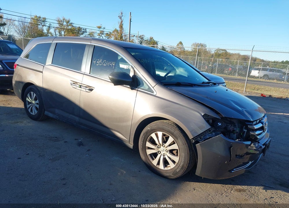 2016 HONDA ODYSSEY SE VIN: 5FNRL5H39GB118778