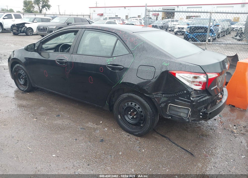 2014 TOYOTA COROLLA LE VIN: 5YFBURHEXEP081104