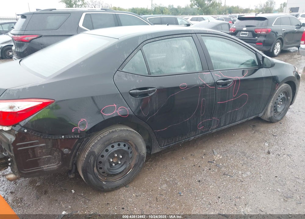 2014 TOYOTA COROLLA LE VIN: 5YFBURHEXEP081104