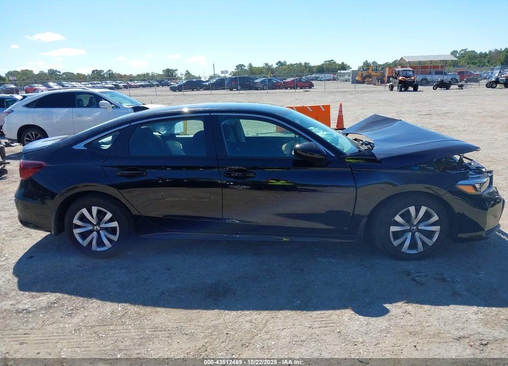 2025 HONDA CIVIC LX VIN: 2HGFE2F20SH593892