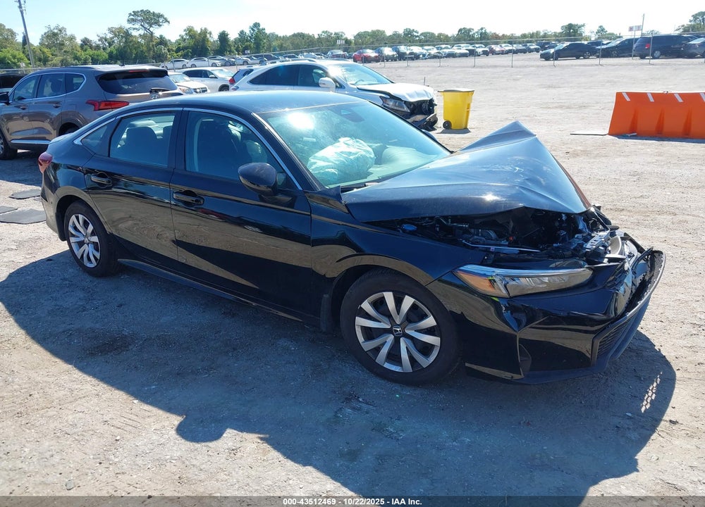 2025 HONDA CIVIC LX VIN: 2HGFE2F20SH593892
