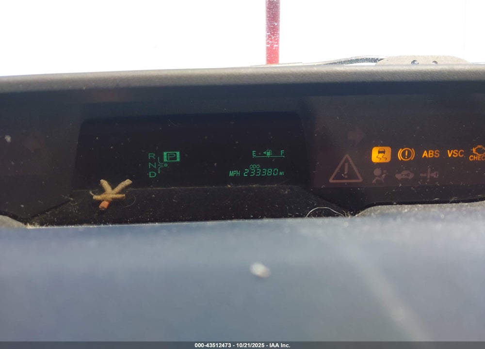 2009 TOYOTA PRIUS VIN: JTDKB20U993471979
