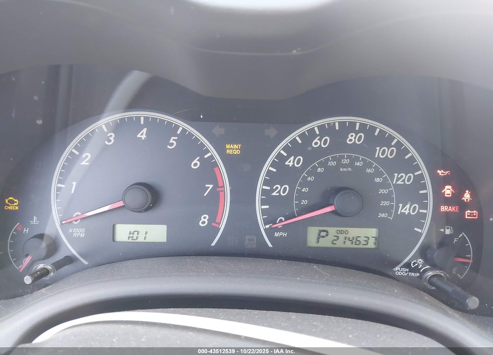 2009 TOYOTA COROLLA VIN: JTDBL40E499039492