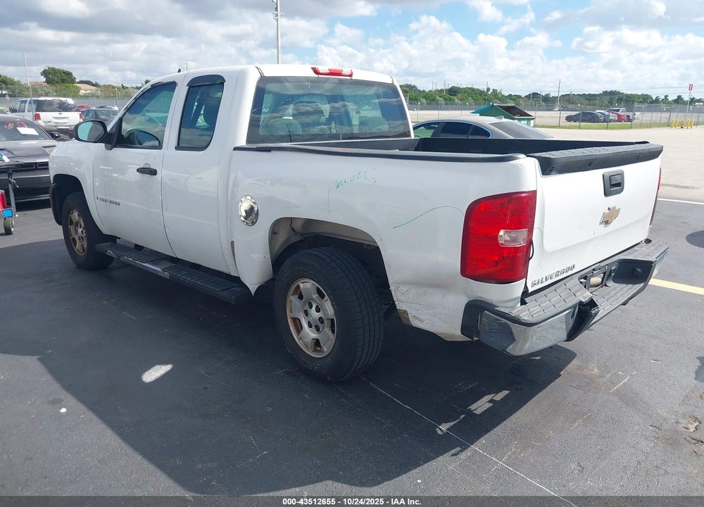 2008 CHEVROLET SILVERADO 1500 WORK TRUCK VIN: 1GCEC19X58Z277902