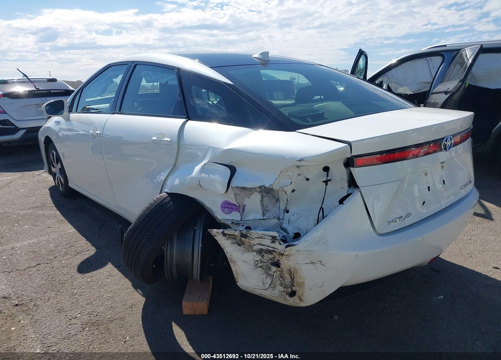 2018 TOYOTA MIRAI VIN: JTDBVRBD9JA005255