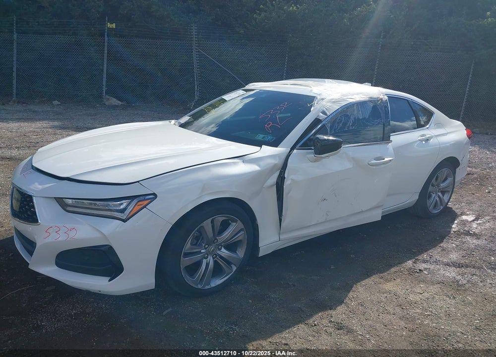 2021 ACURA TLX TECHNOLOGY PACKAGE VIN: 19UUB6F48MA004842