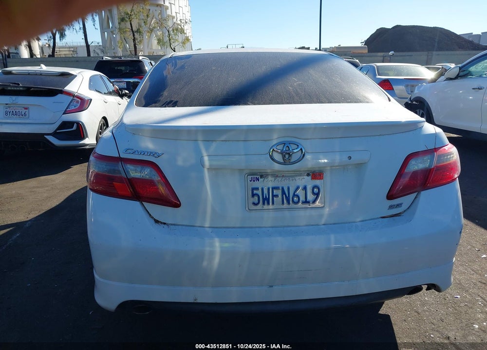 2007 TOYOTA CAMRY SE V6 VIN: 4T1BK46K17U550177
