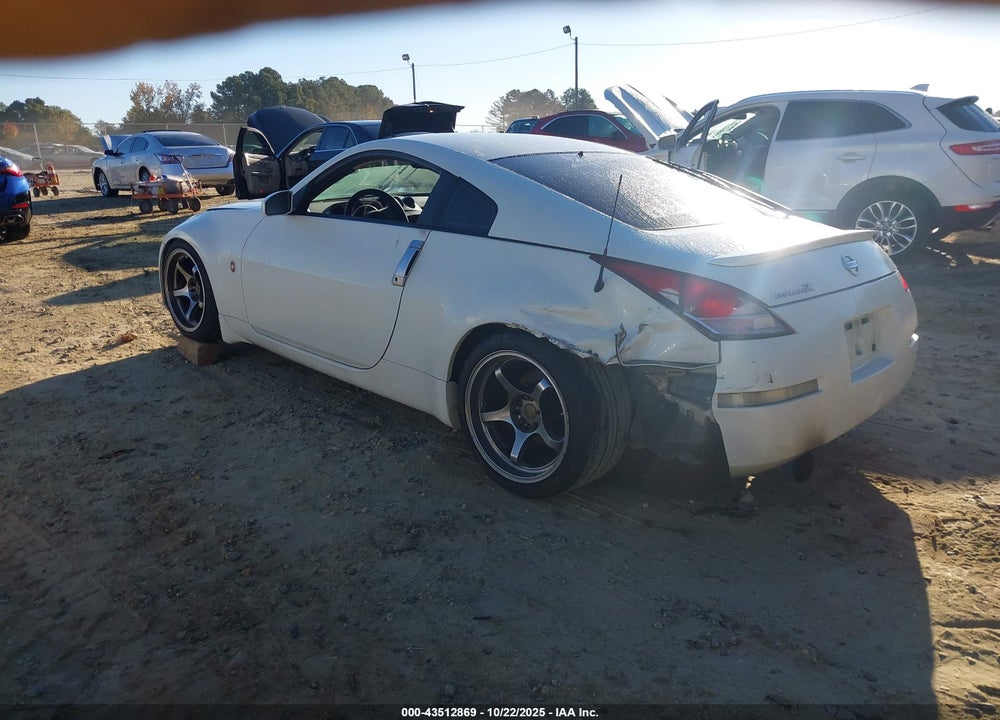 2003 NISSAN 350Z VIN: JN1AZ34D53T117748