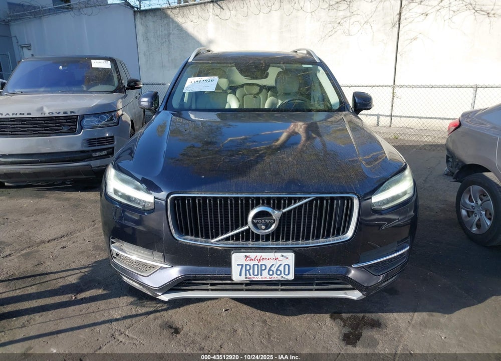 2016 VOLVO XC90 T6 MOMENTUM VIN: YV4A22PK9G1041469