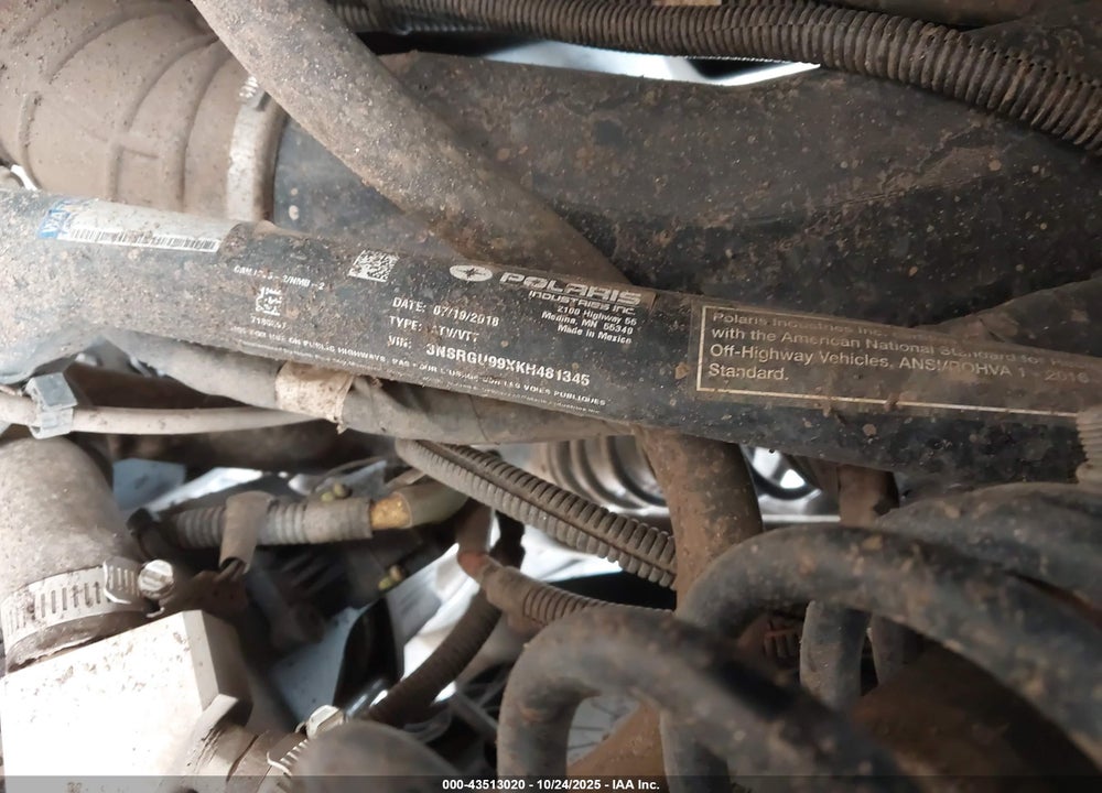2019 POLARIS GENERAL VIN: 3NSRGU99XKH481345
