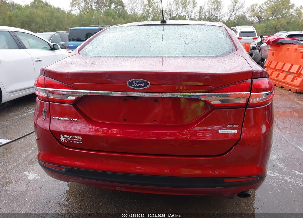 2017 FORD FUSION SE VIN: 3FA6P0HD9HR131359