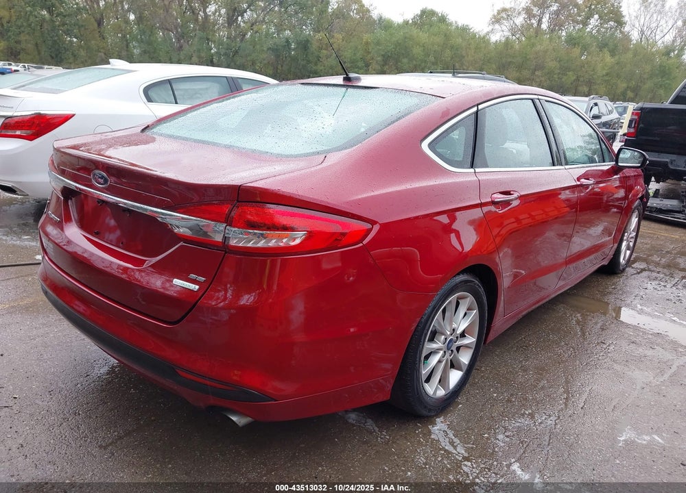 2017 FORD FUSION SE VIN: 3FA6P0HD9HR131359