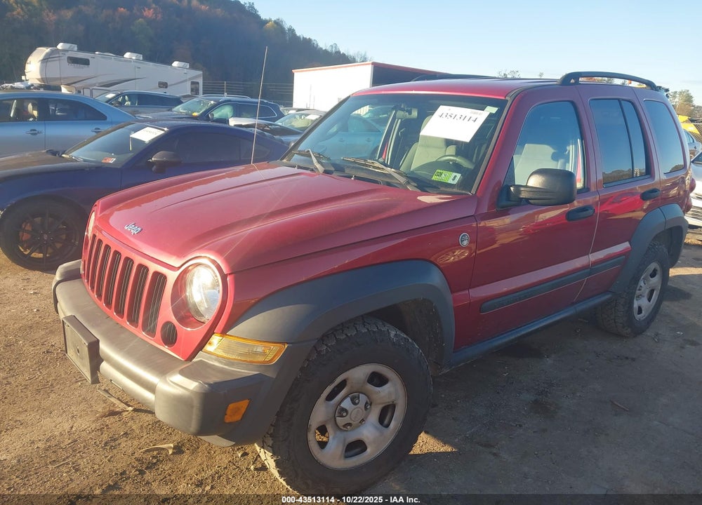 2007 JEEP LIBERTY SPORT VIN: 1J4GL48K07W647924