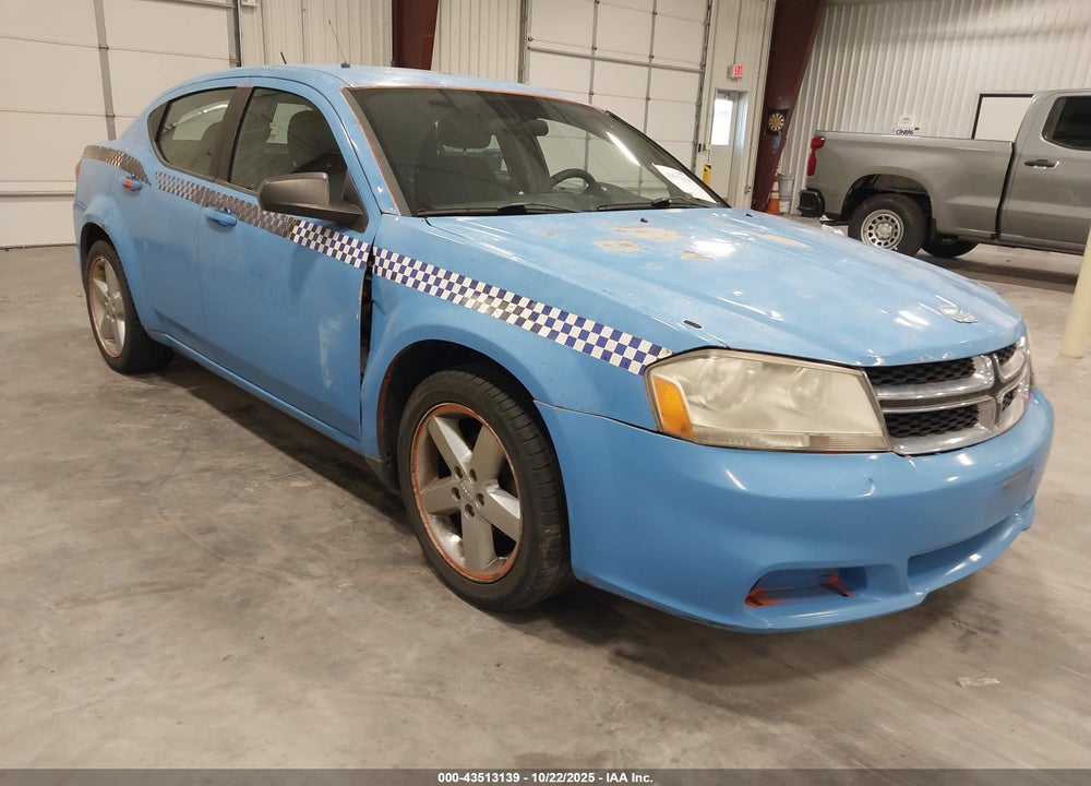 2013 DODGE AVENGER SE VIN: 1C3CDZAB9DN536240