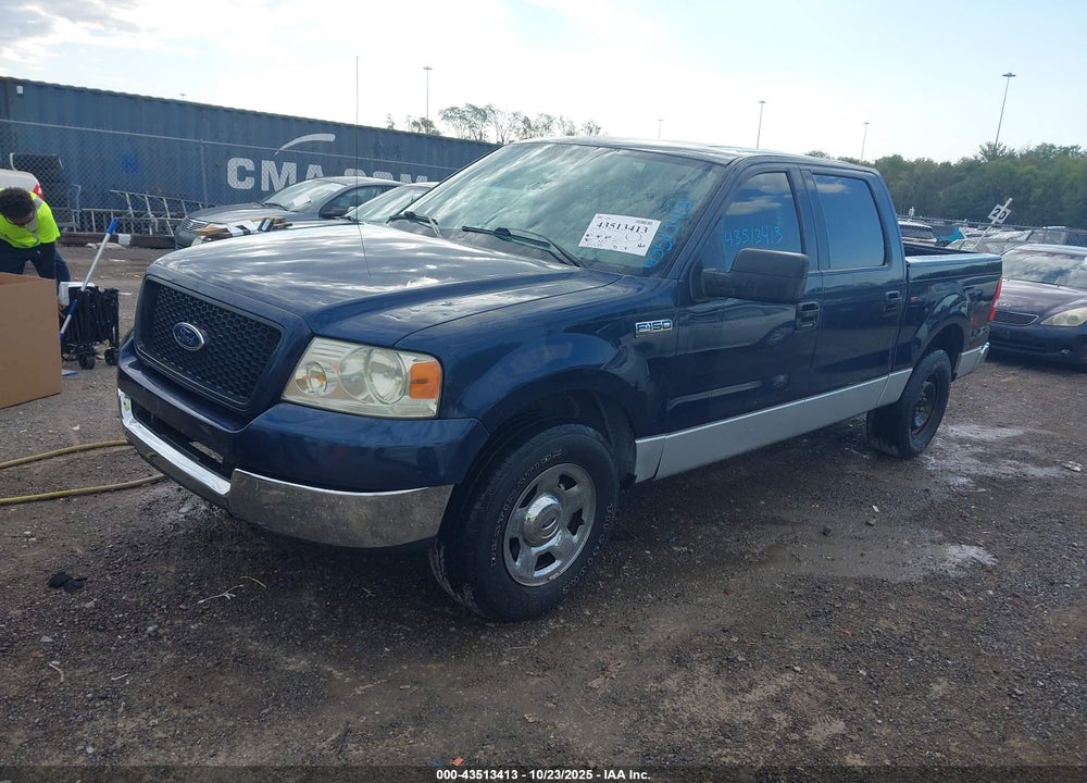 2005 FORD F-150 VIN: 1FTPW12515FB74112