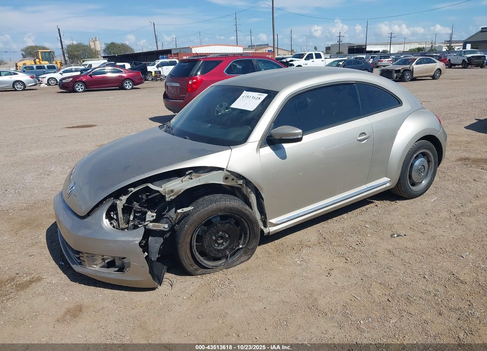 2012 VOLKSWAGEN BEETLE VIN: 3VWJX7AT9CM663969