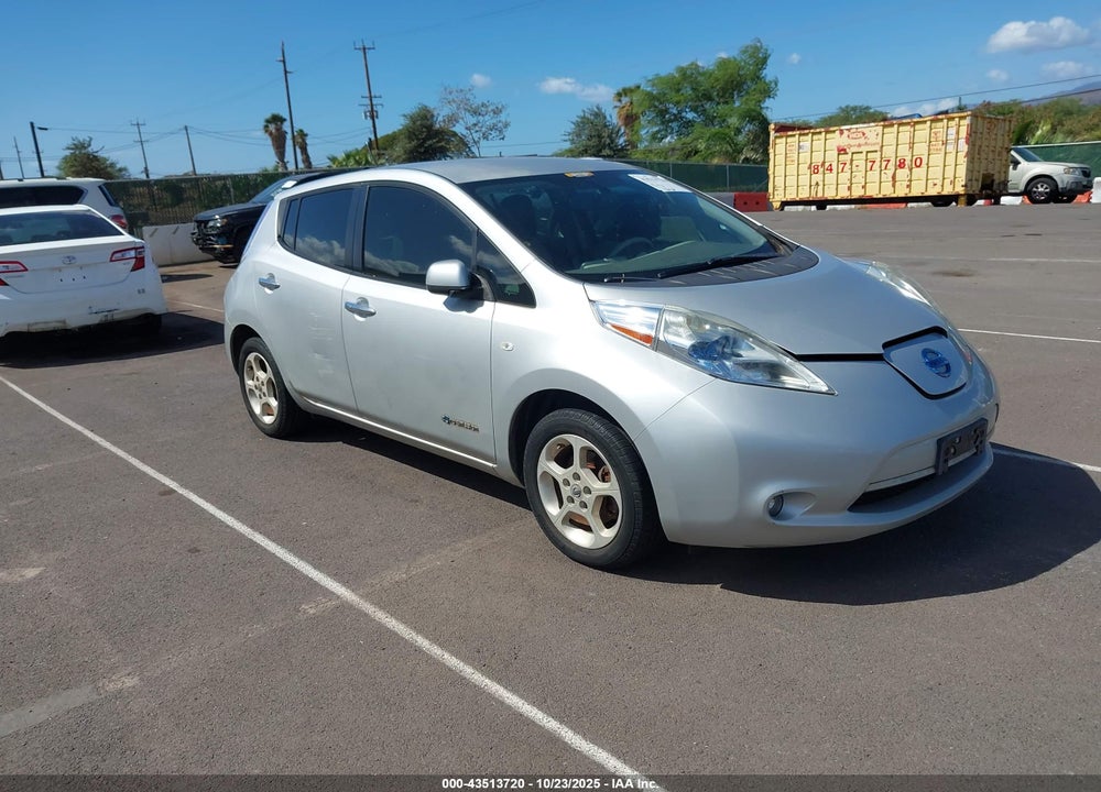 2012 NISSAN LEAF SL VIN: JN1AZ0CP5CT020222