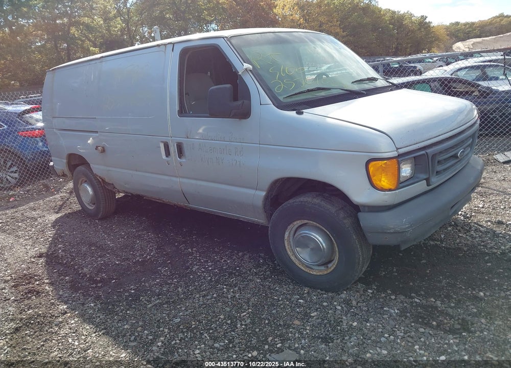 2006 FORD E-250 COMMERCIAL/RECREATIONAL VIN: 1FTNE24L86HA63624