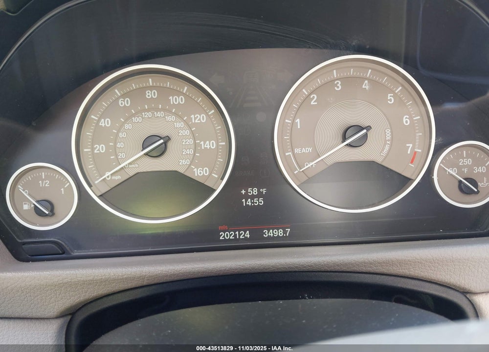 2013 BMW 328I VIN: WBA3A5C52DF351359