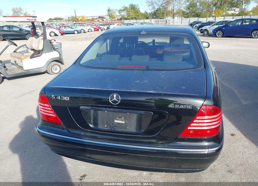 2006 MERCEDES-BENZ S CLASS VIN: WDBNG83J16A461732