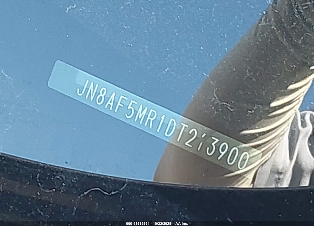 2013 NISSAN JUKE SL VIN: JN8AF5MR1DT213900