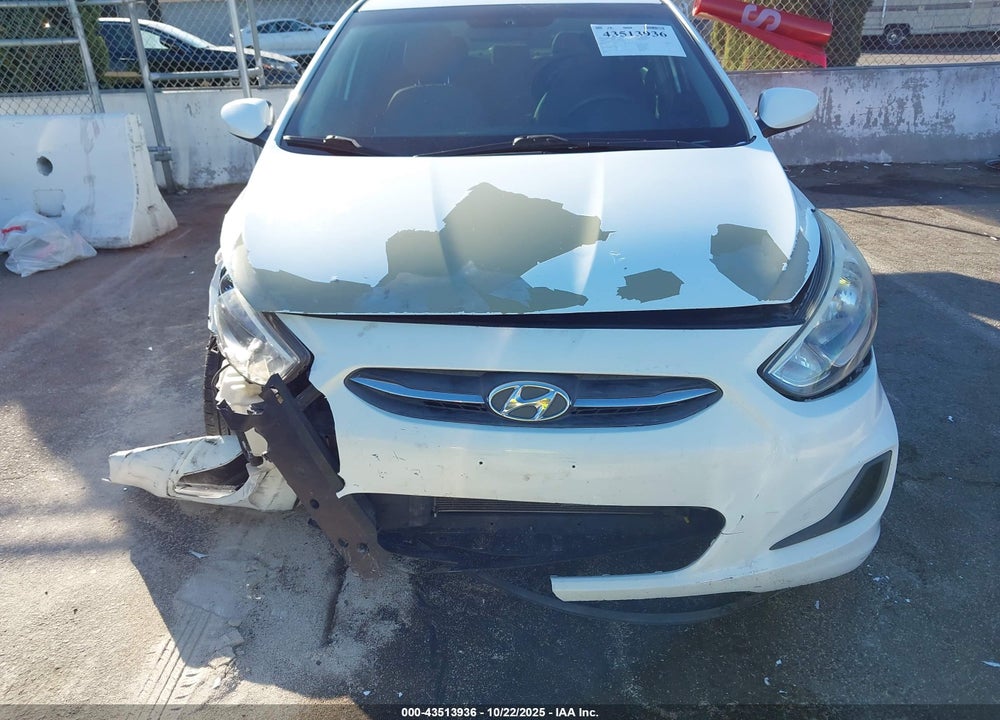 2016 HYUNDAI ACCENT VIN: KMHCT4AE5GU107789