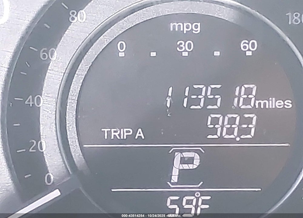 2013 HONDA ACCORD VIN: 1HGCR2F39DA226992
