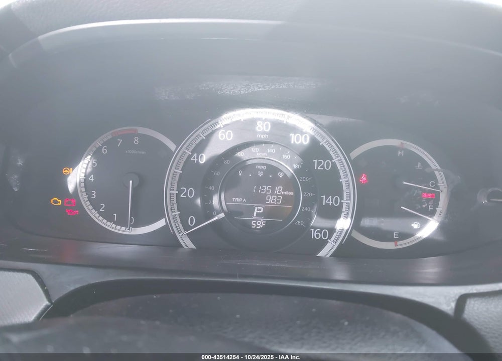 2013 HONDA ACCORD VIN: 1HGCR2F39DA226992