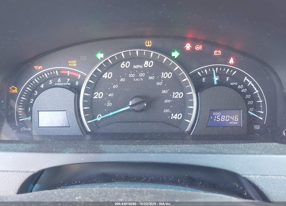 2012 TOYOTA CAMRY LE VIN: 4T1BF1FK7CU623520