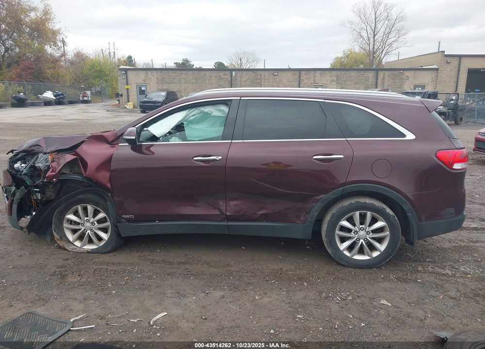 2016 KIA SORENTO 2.4L LX VIN: 5XYPGDA37GG144286