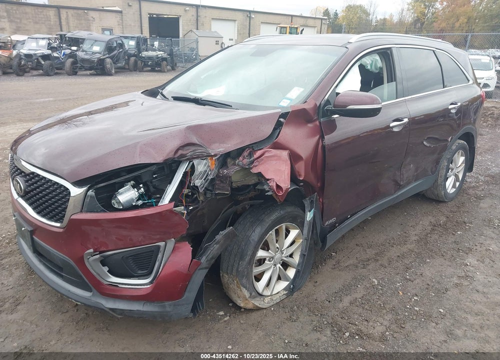 2016 KIA SORENTO 2.4L LX VIN: 5XYPGDA37GG144286