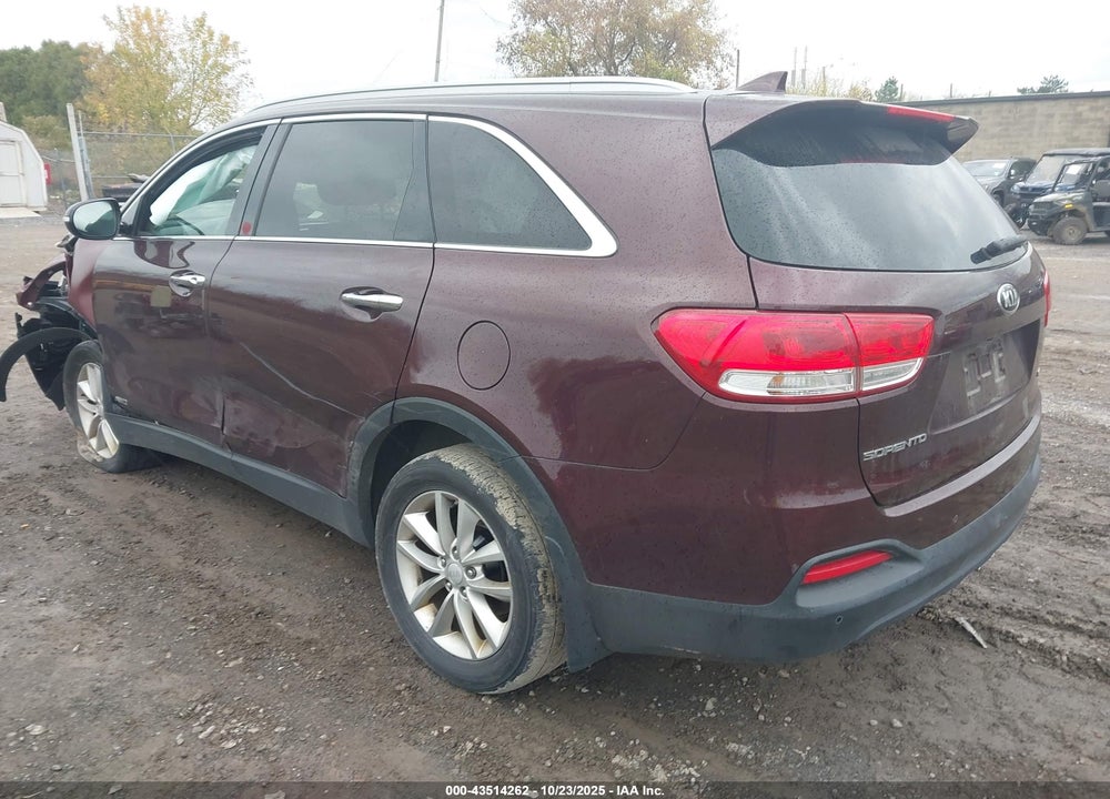 2016 KIA SORENTO 2.4L LX VIN: 5XYPGDA37GG144286
