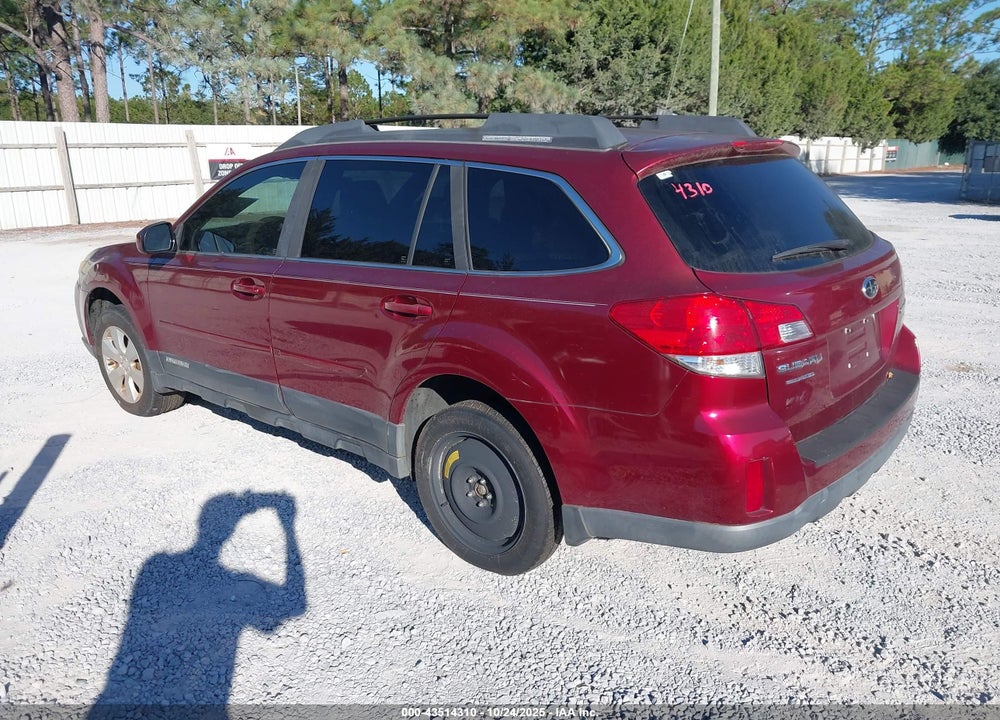 2012 SUBARU OUTBACK 2.5I PREMIUM VIN: 4S4BRBCCXC3291508