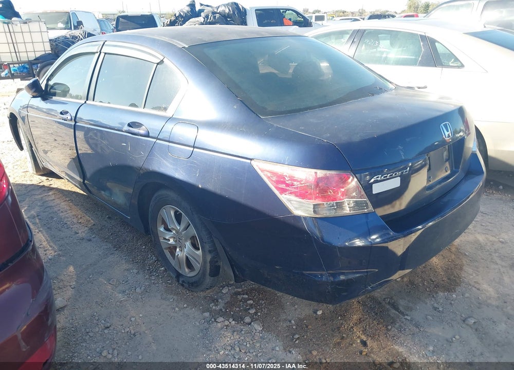 2008 HONDA ACCORD VIN: 1HGCP26318A151216