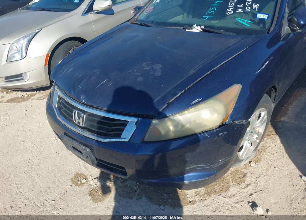 2008 HONDA ACCORD VIN: 1HGCP26318A151216