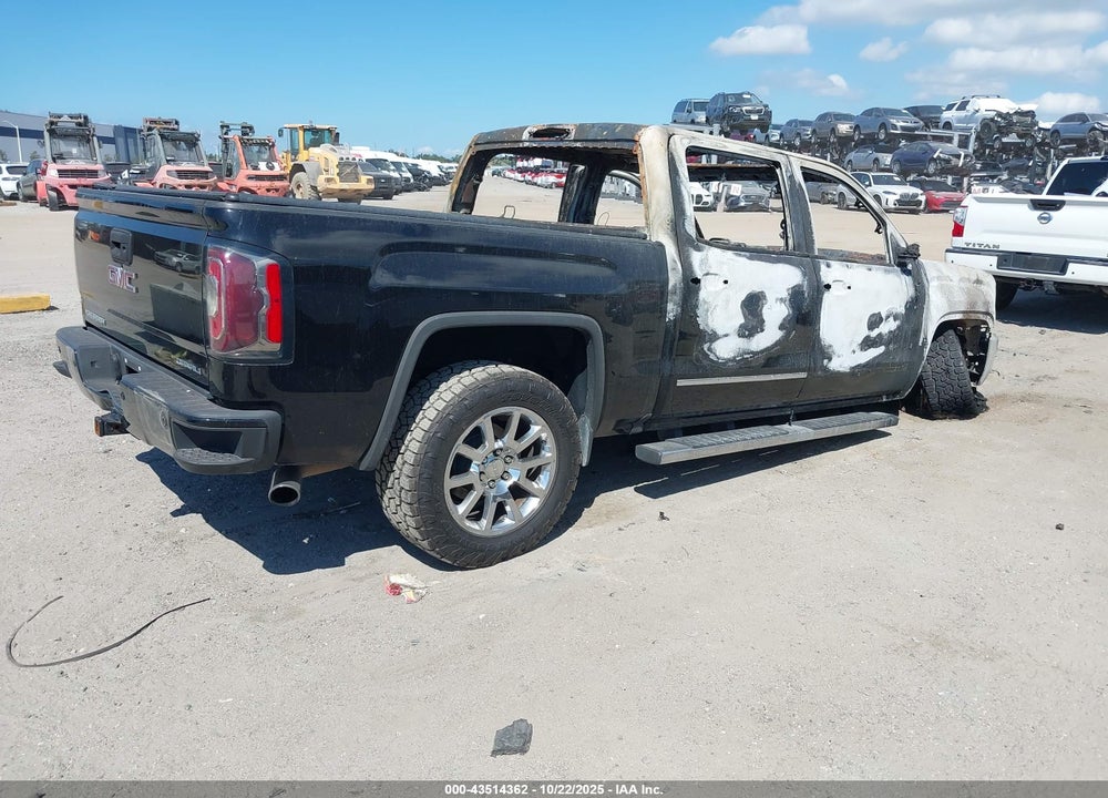 2017 GMC SIERRA 1500 DENALI VIN: 3GTU2PEJ4HG135222