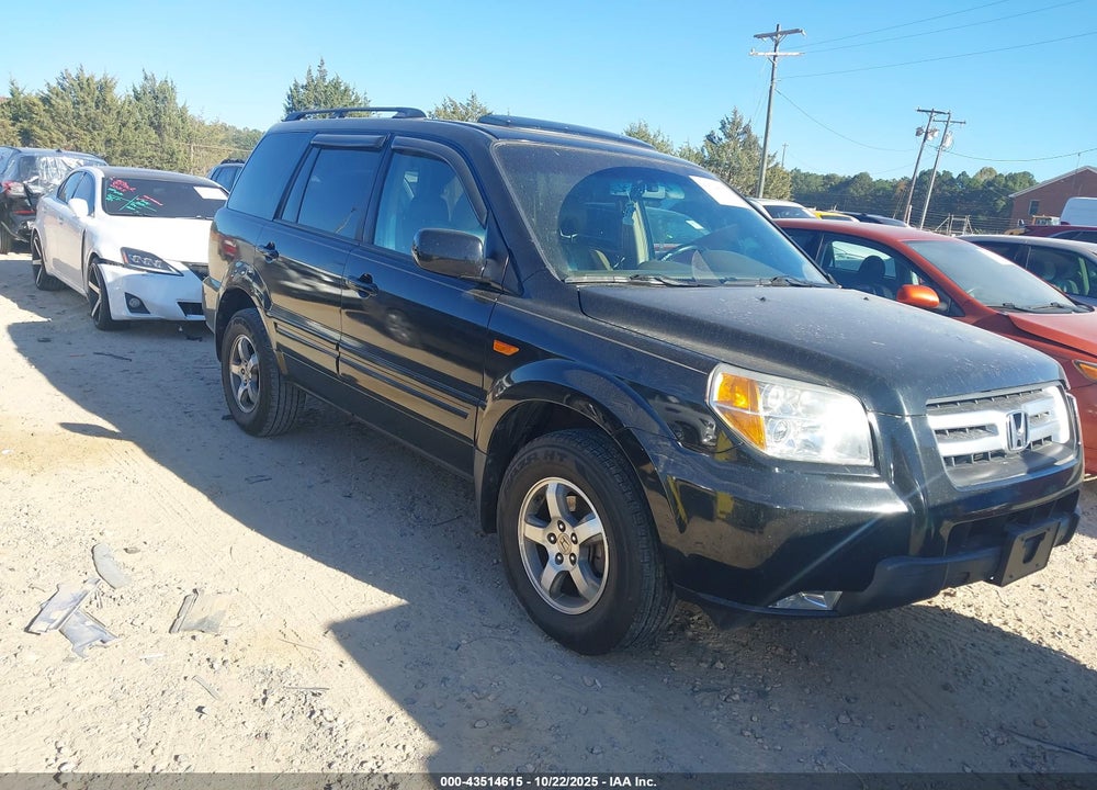2007 HONDA PILOT EX-L VIN: 5FNYF28637B030255