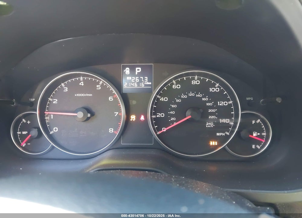 2014 SUBARU LEGACY VIN: 4S3BMBD69E3032491