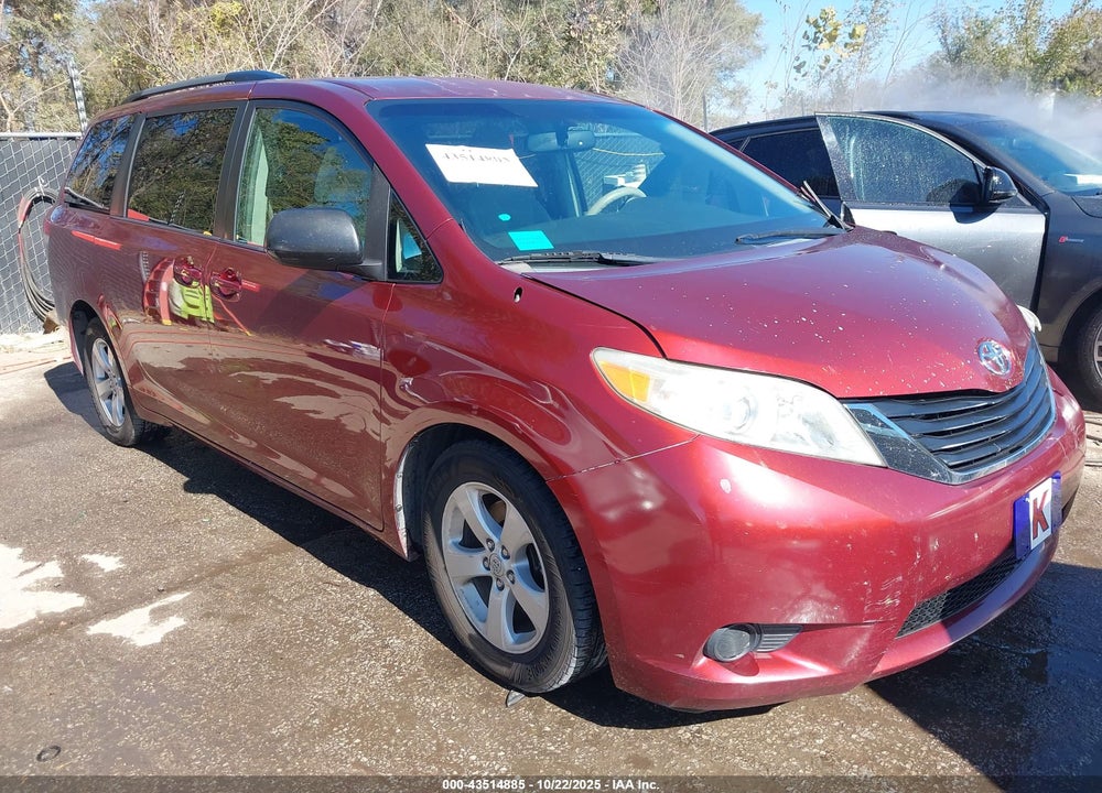 2011 TOYOTA SIENNA LE V6 VIN: 5TDKK3DC3BS080158
