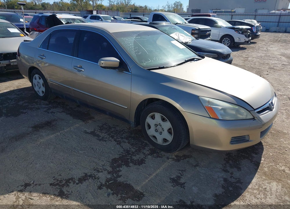 2006 HONDA ACCORD 2.4 LX VIN: JHMCM564X6C000425
