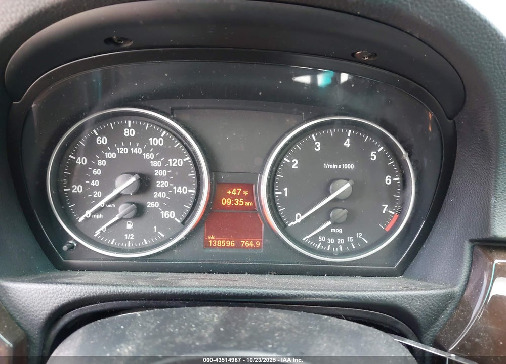 2011 BMW 3 SERIES VIN: WBAPK7C5XBA973048