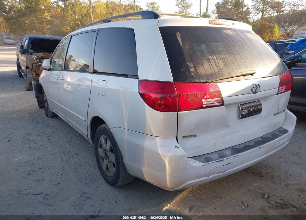 2004 TOYOTA SIENNA XLE VIN: 5TDZA22C74S149578