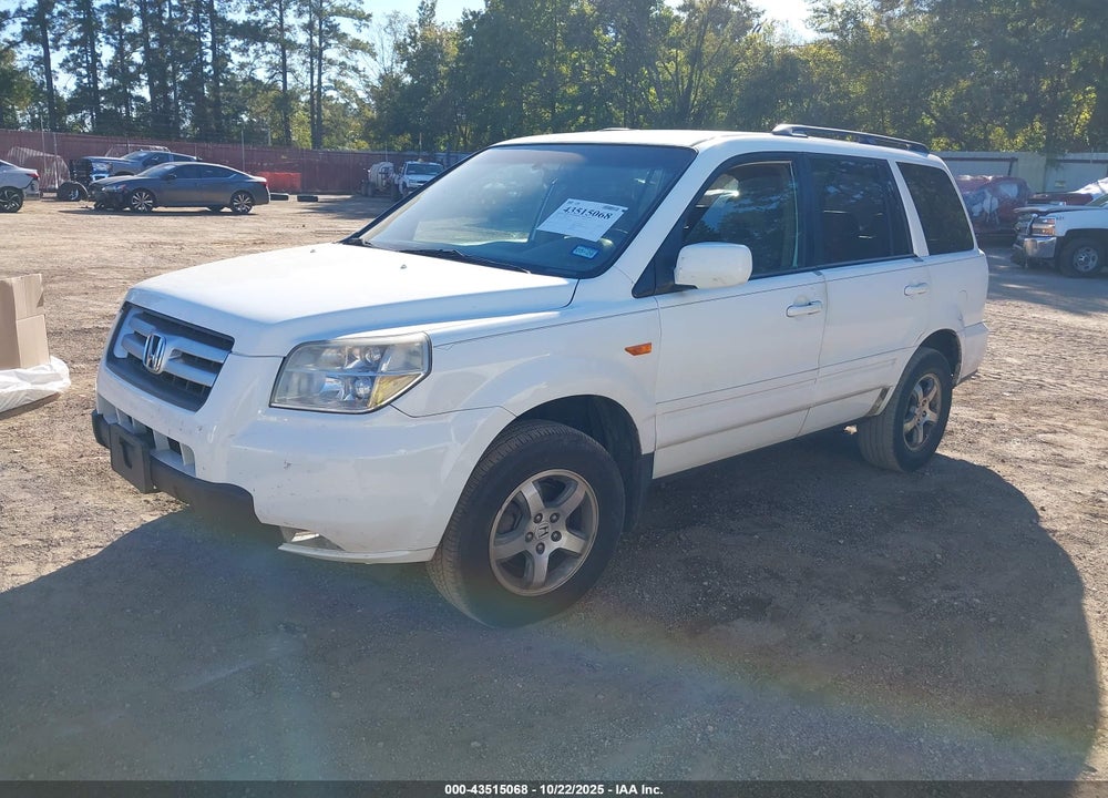 2008 HONDA PILOT EX-L VIN: 5FNYF28718B027414