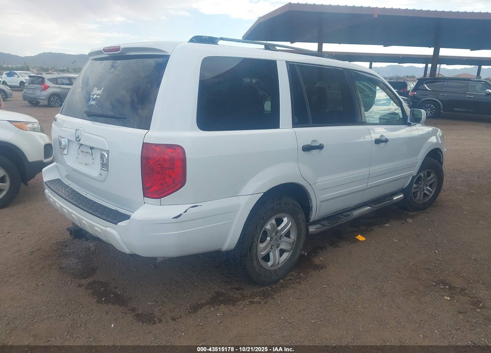 2003 HONDA PILOT EX VIN: 2HKYF18443H572419