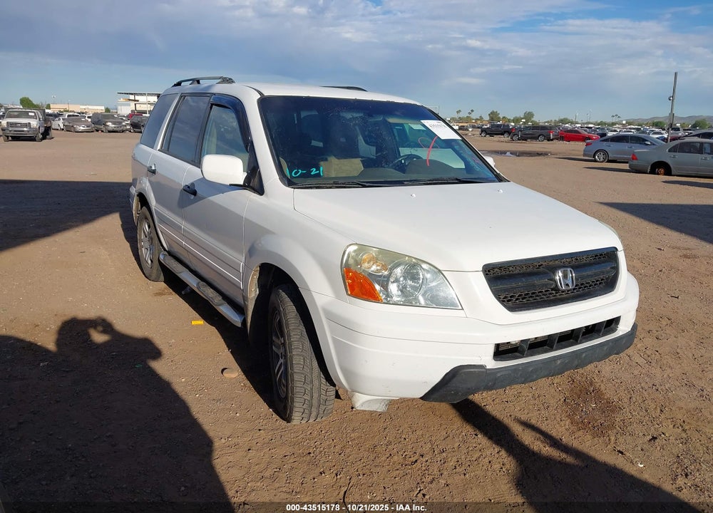 2003 HONDA PILOT EX VIN: 2HKYF18443H572419