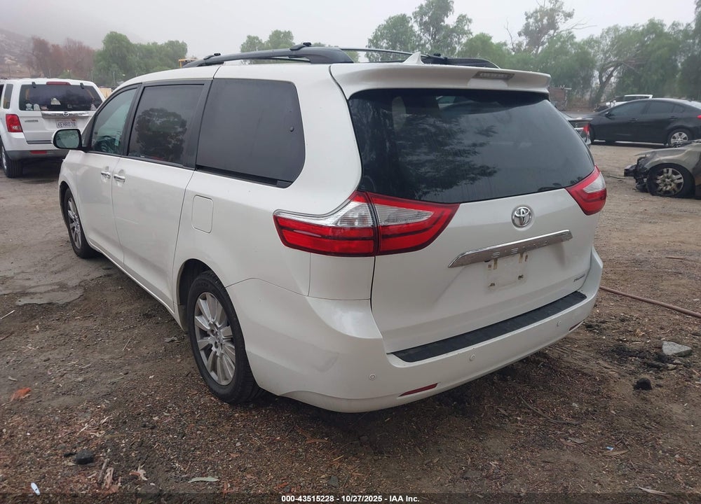 2017 TOYOTA SIENNA LIMITED PREMIUM 7 PASSENGER VIN: 5TDYZ3DC8HS844648