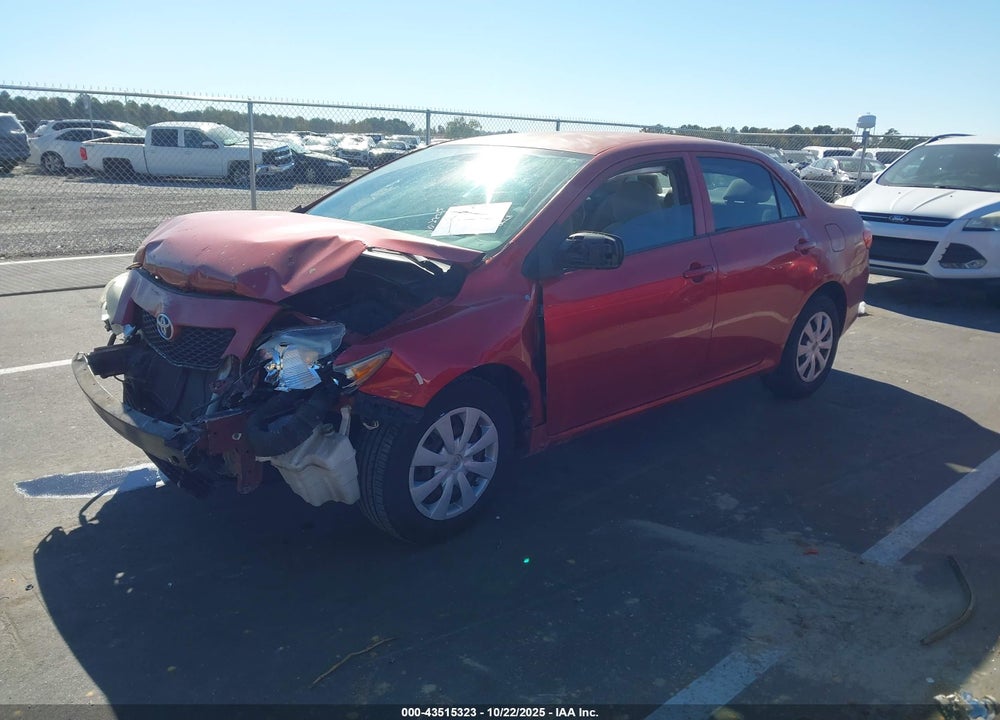 2009 TOYOTA COROLLA LE VIN: 2T1BU40E69C112305
