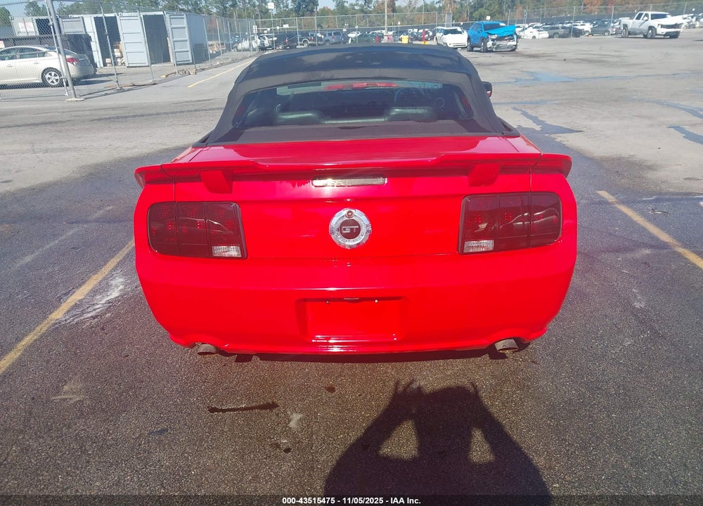 2005 FORD MUSTANG GT VIN: 1ZVFT85H455166348