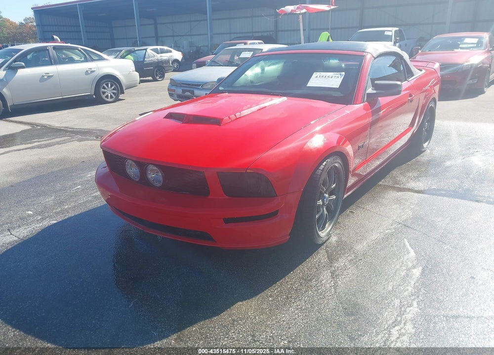 2005 FORD MUSTANG GT VIN: 1ZVFT85H455166348