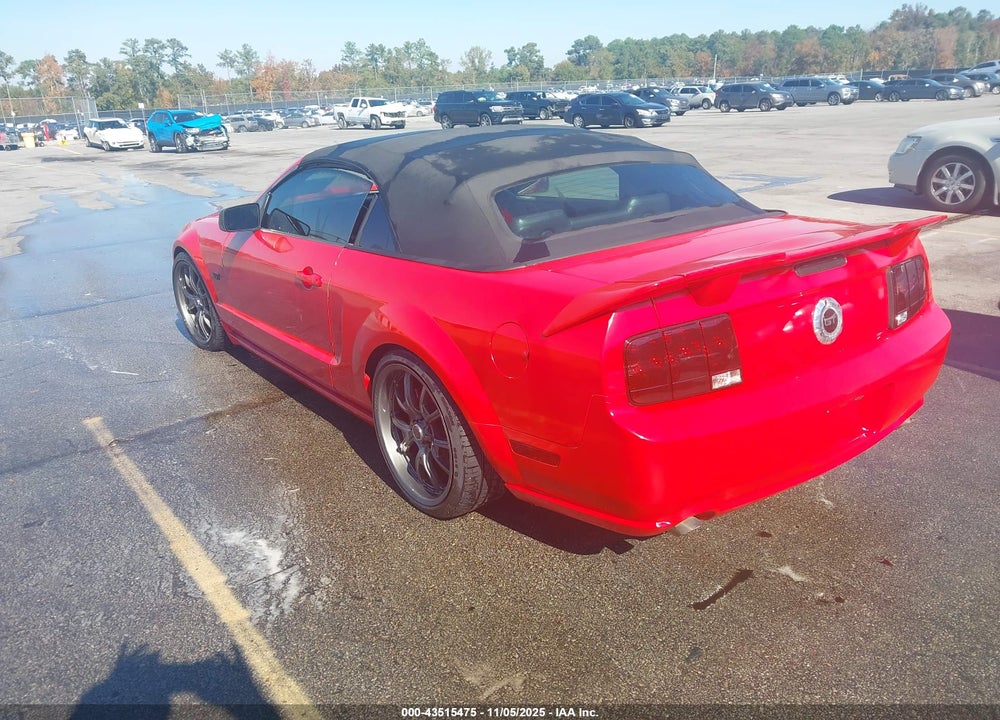 2005 FORD MUSTANG GT VIN: 1ZVFT85H455166348